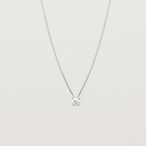 ANNA DIAMOND NECKLACE SMALL　マグノリアホワイト Ina Mar 18K White Gold Diamond 2.03ct.twd Smile Necklace 18