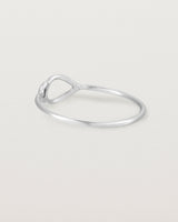 Back view of the Oana Ring in Sterling Silver.