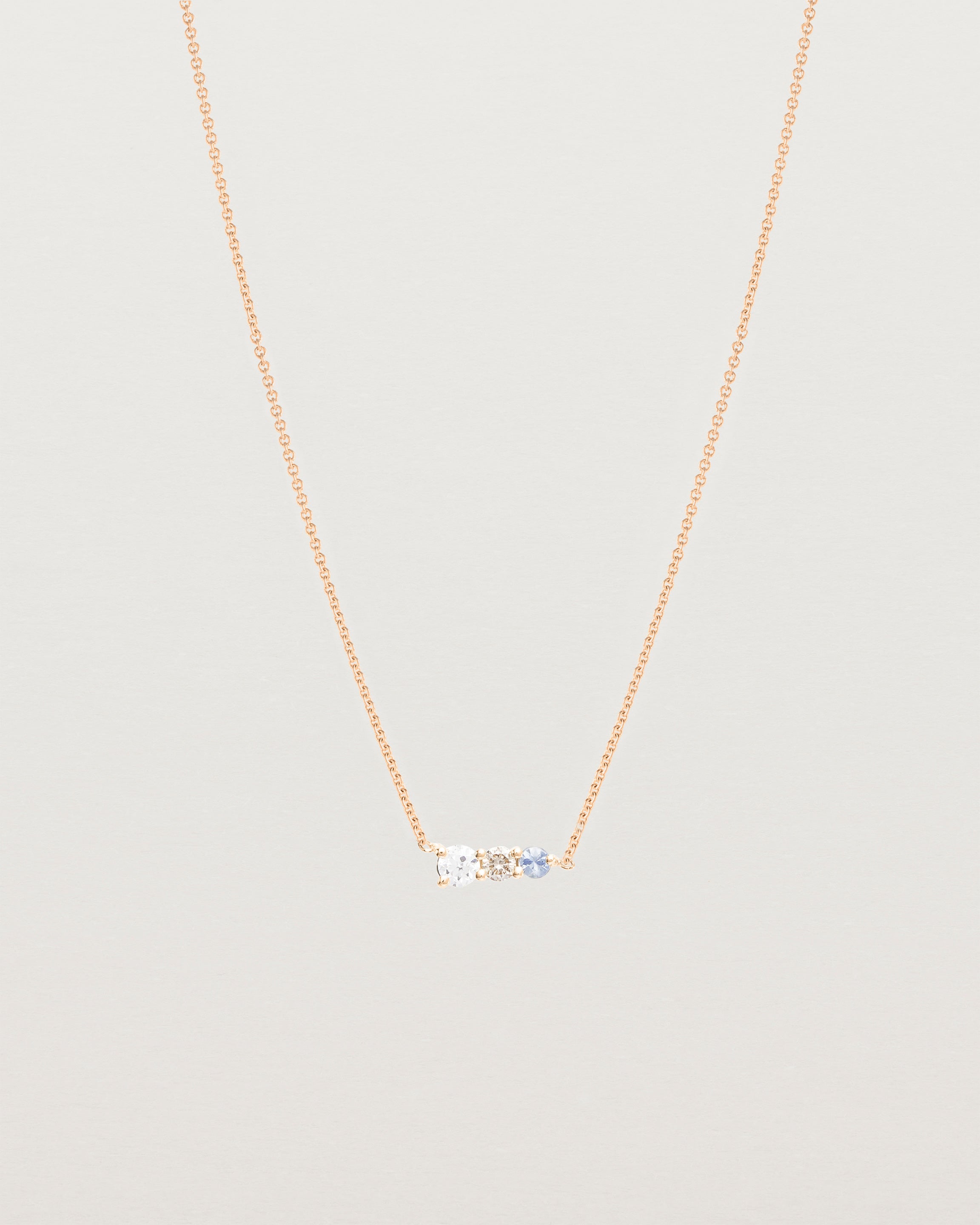 Ode Necklace | Diamonds & Ceylon Sapphire