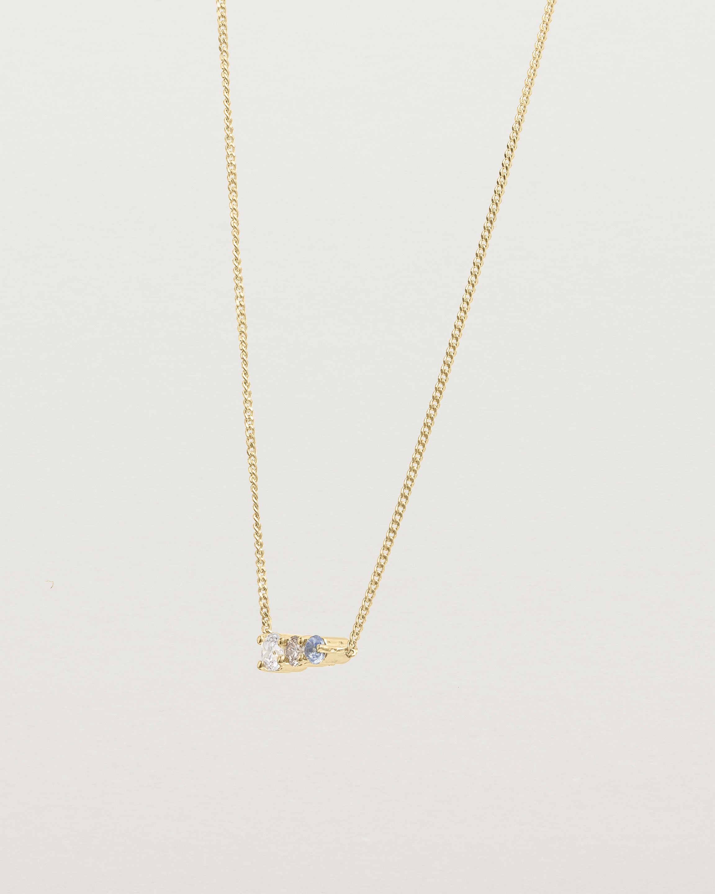Ode Necklace Yellow Gold Natalie Marie Jewellery