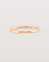 The Organic Stacking Ring in Rose Gold.