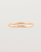 The Organic Stacking Ring in Rose Gold.