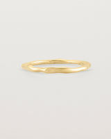 The Organic Stacking Ring in Yellow Gold.