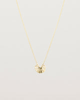 Front view of the Pan Necklace | Yellow Gold.