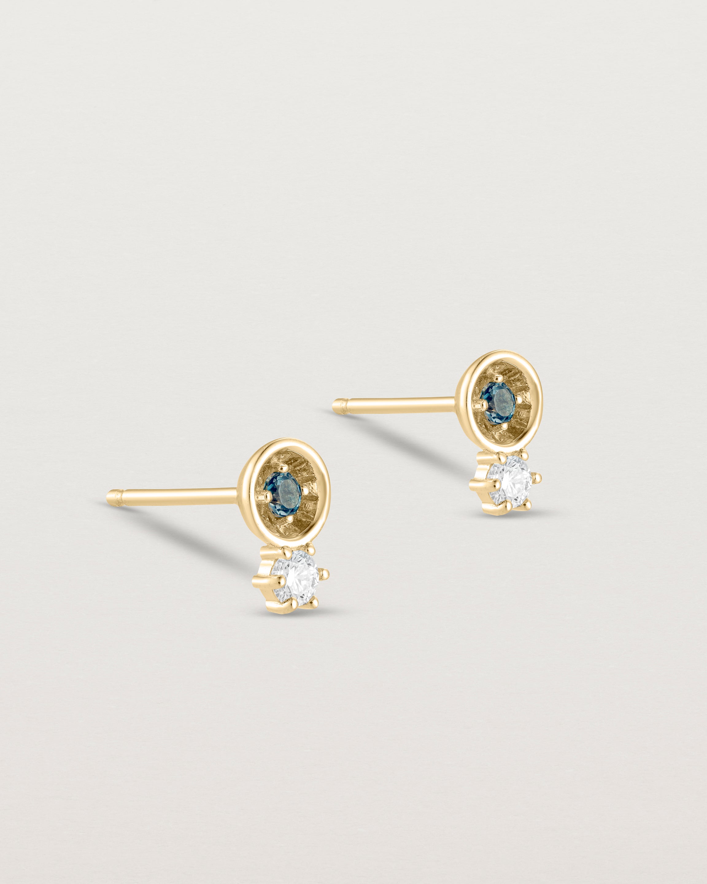 Patera Studs | Birthstone