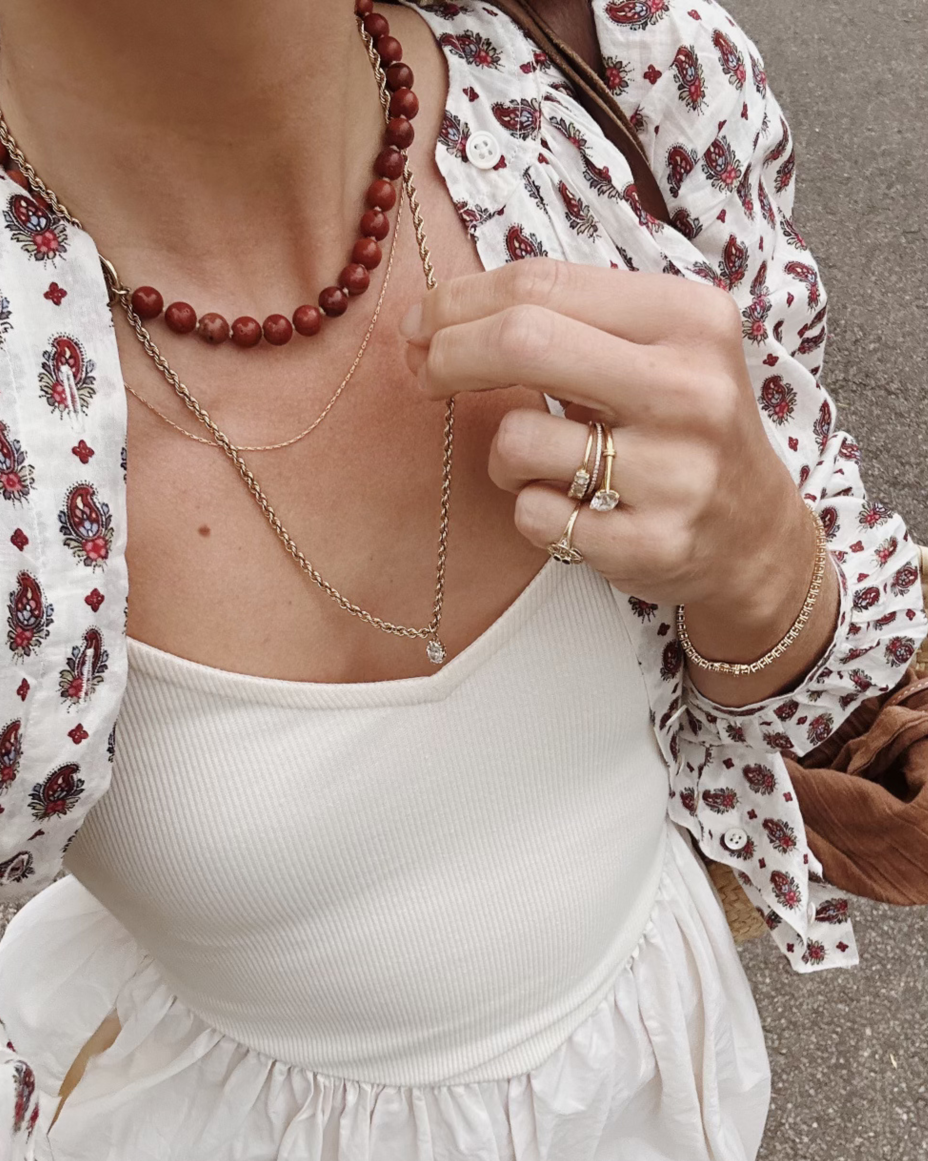 Queenie Charm Necklace | Oval Laboratory Grown Diamond