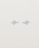 Pear Cluster Studs | Diamonds | White Gold