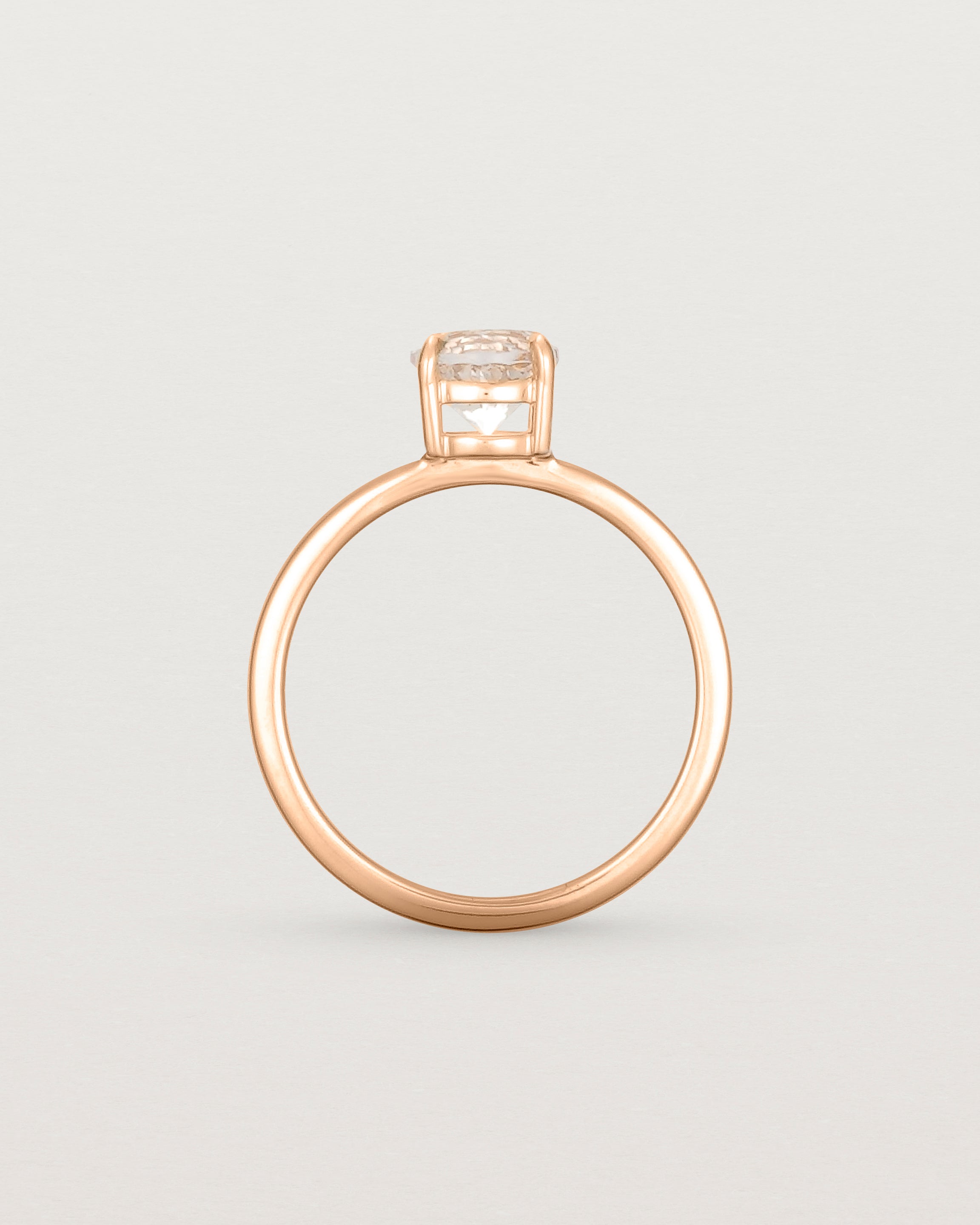 Petite Una Round Solitaire | Morganite