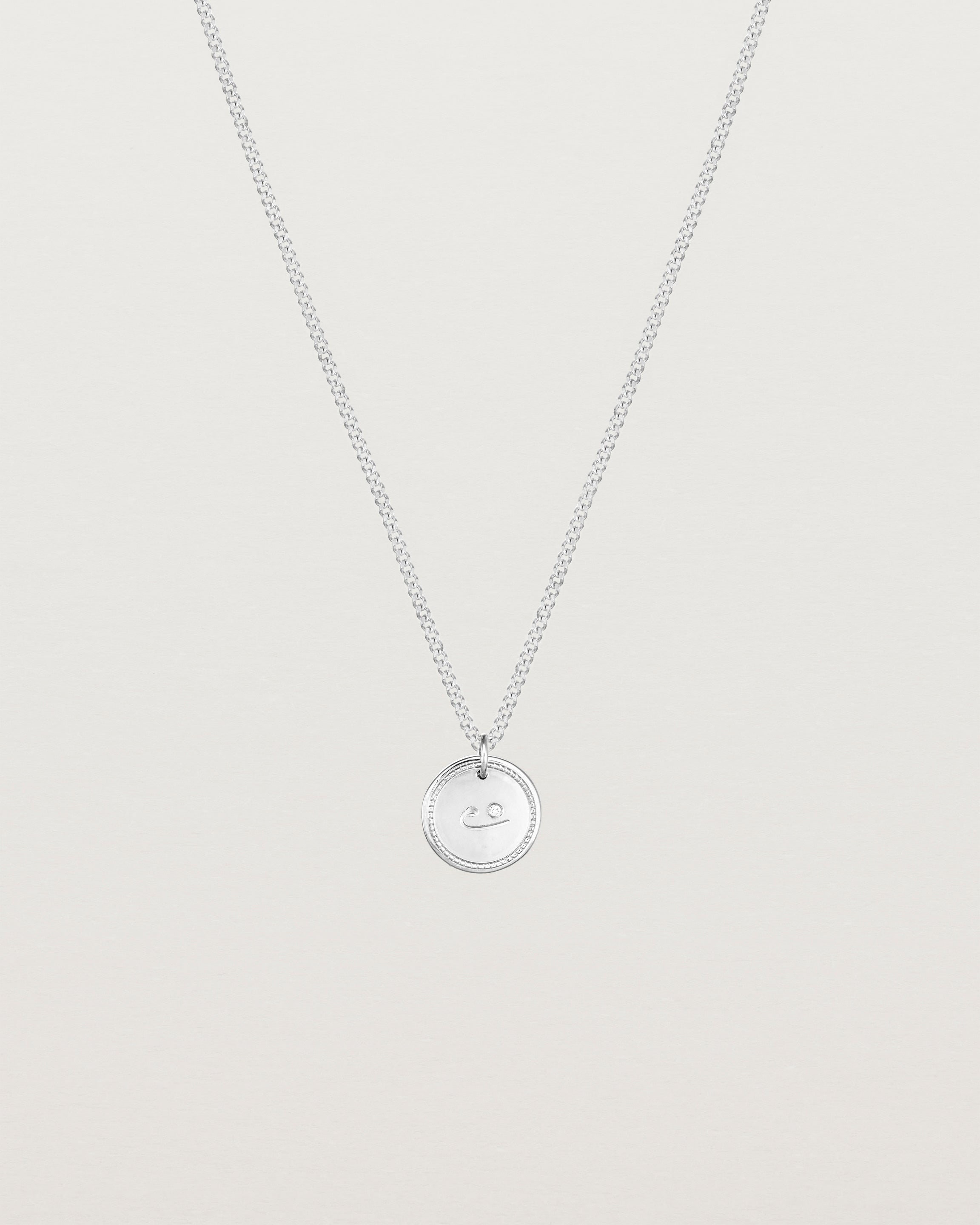Precious Initial Necklace | Birthstone