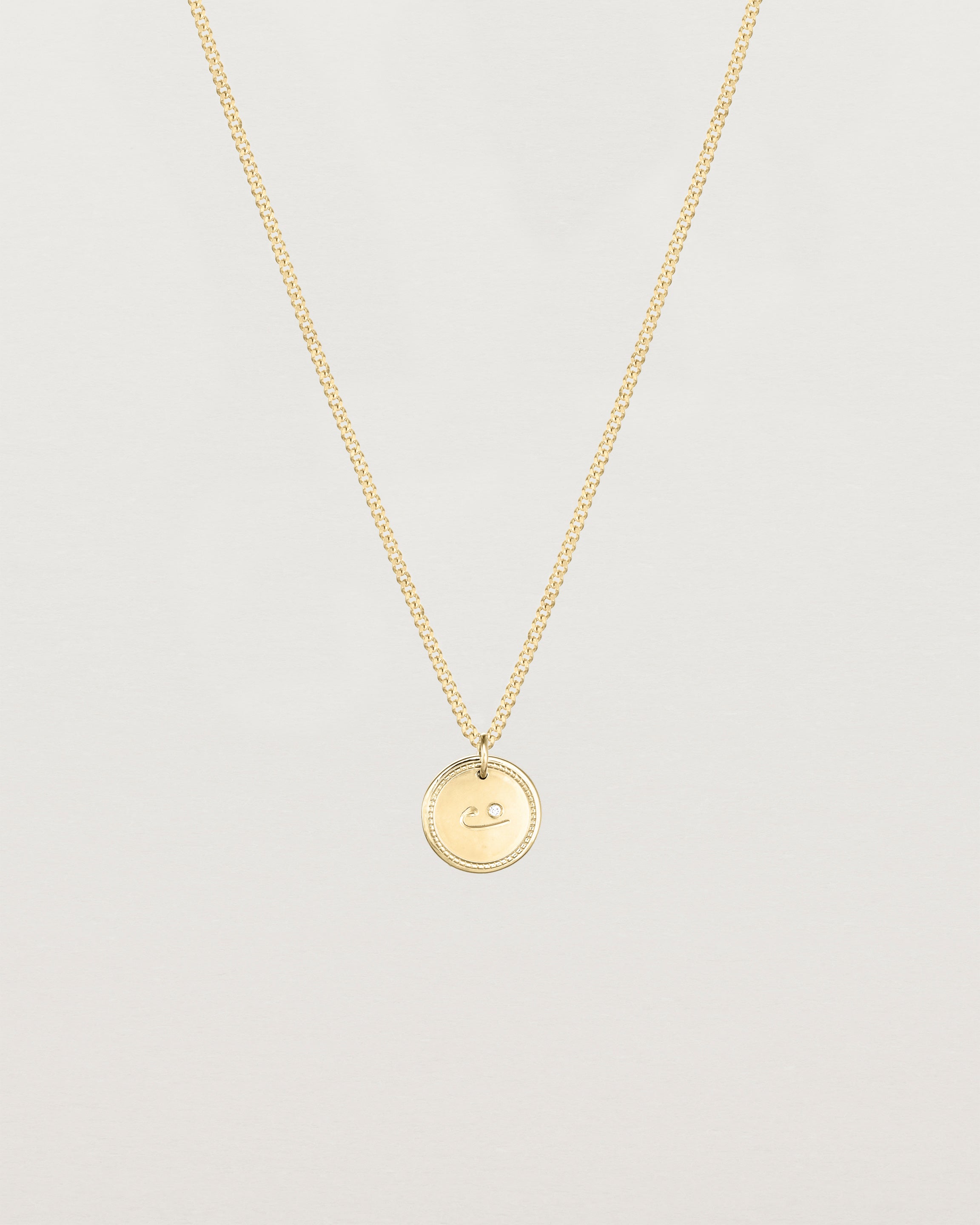 Precious Initial Necklace | Birthstone
