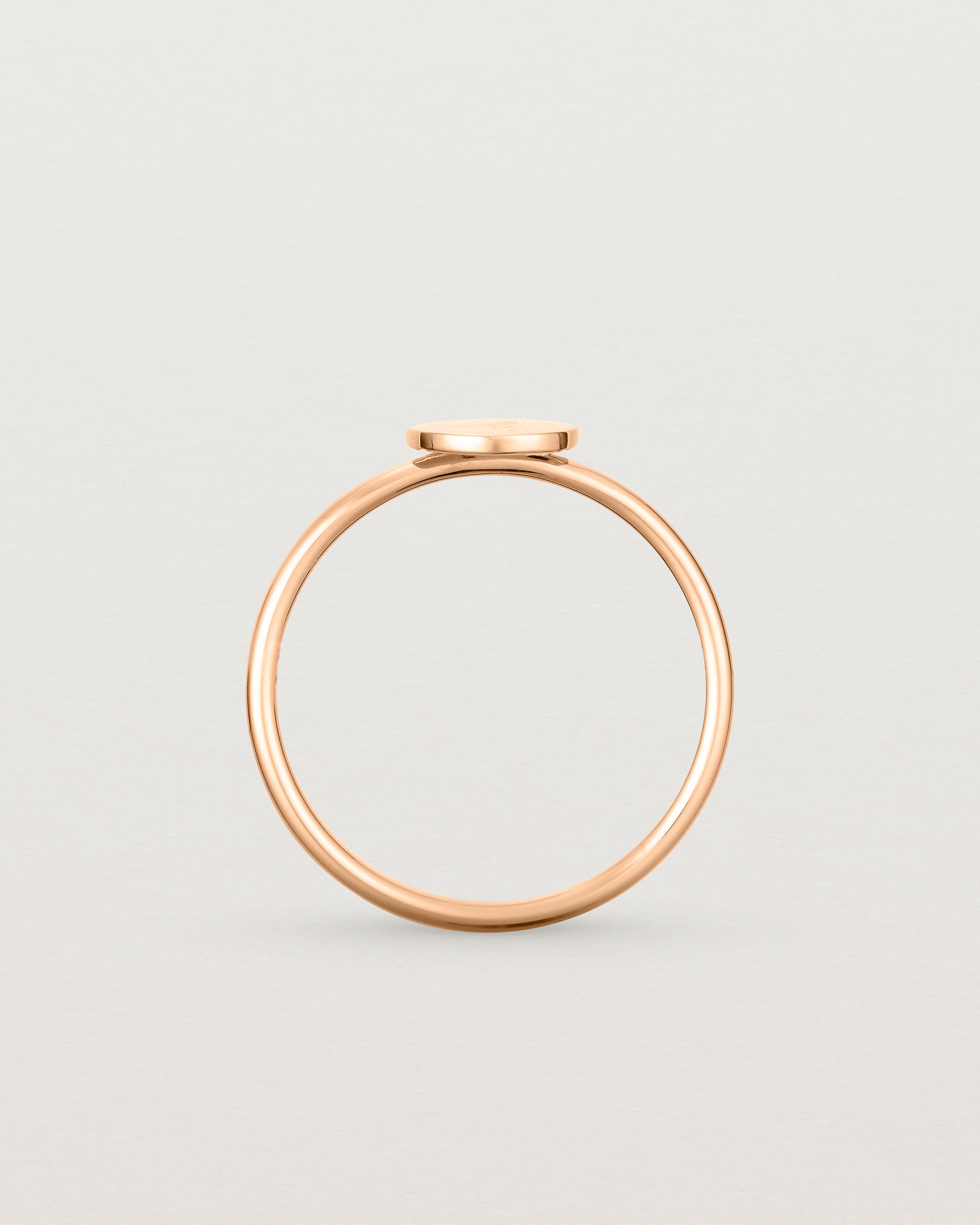 Precious Initial Ring Birthstone