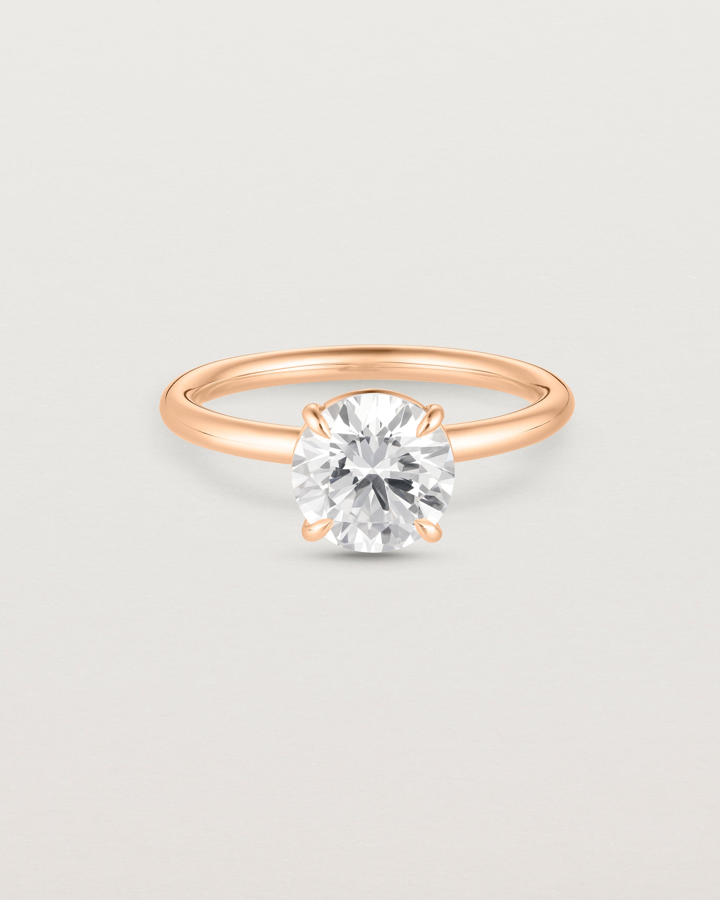Tulip Round Solitaire | Laboratory Grown Diamond