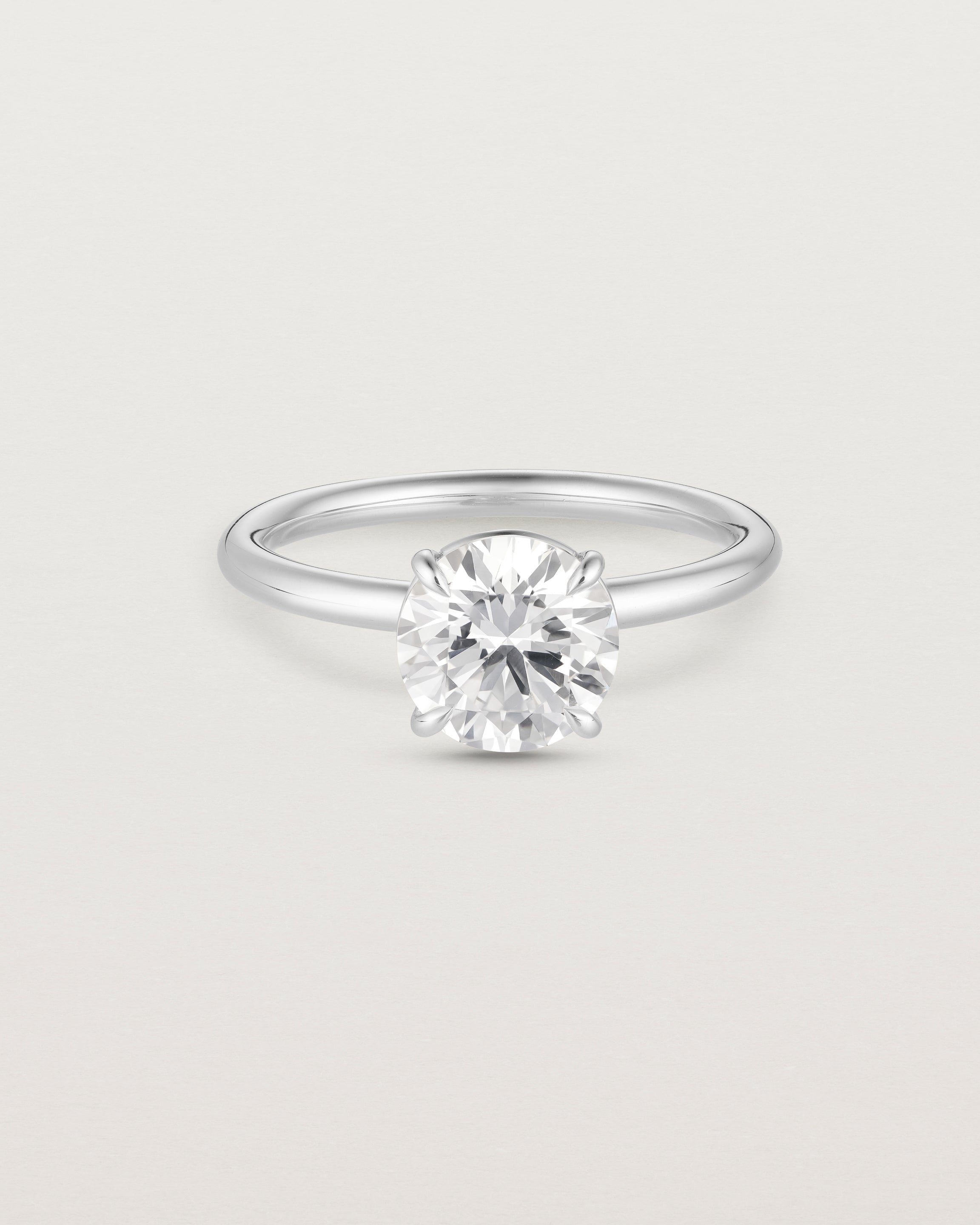 Tulip Round Solitaire | Laboratory Grown Diamond