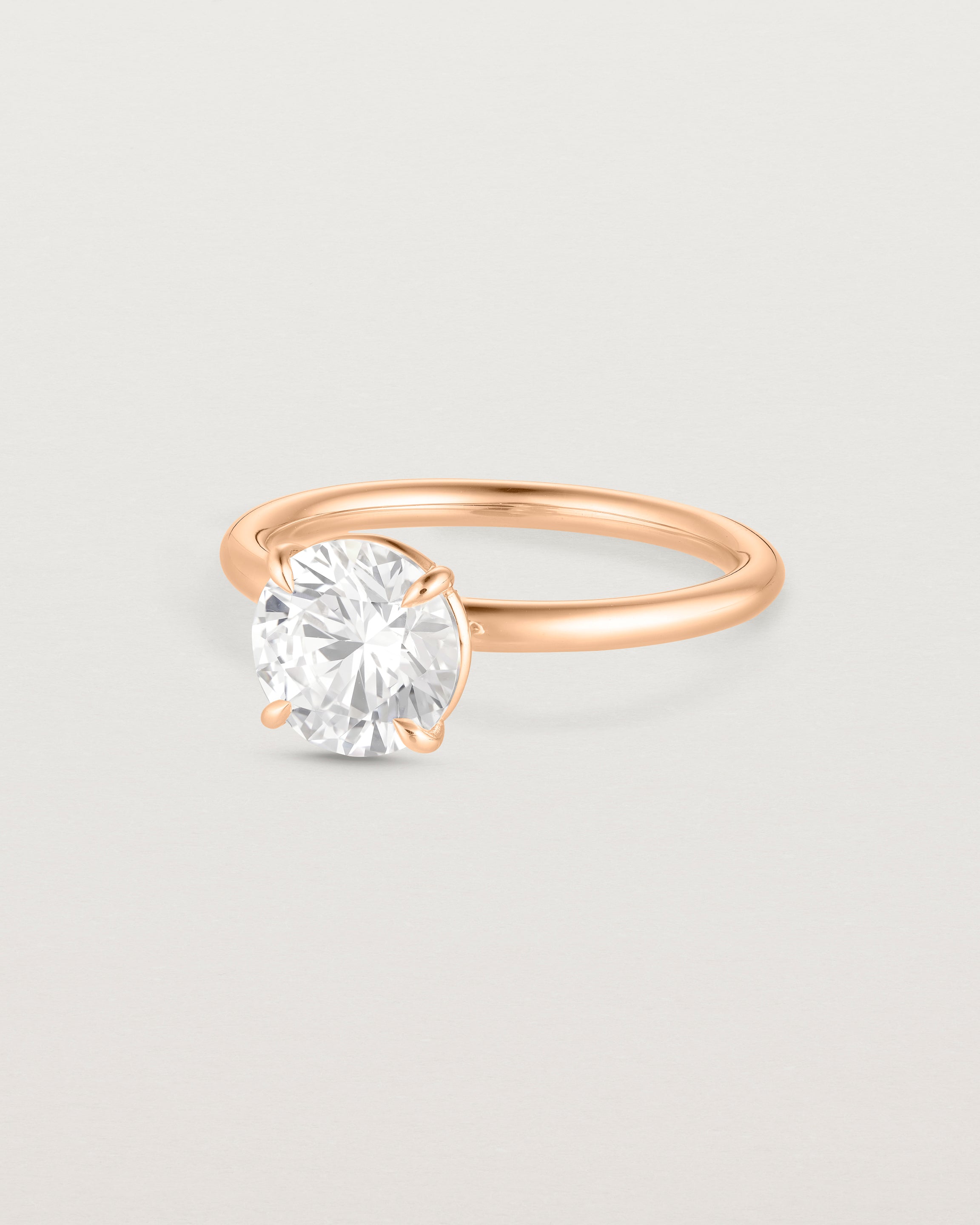Tulip Round Solitaire | Laboratory Grown Diamond