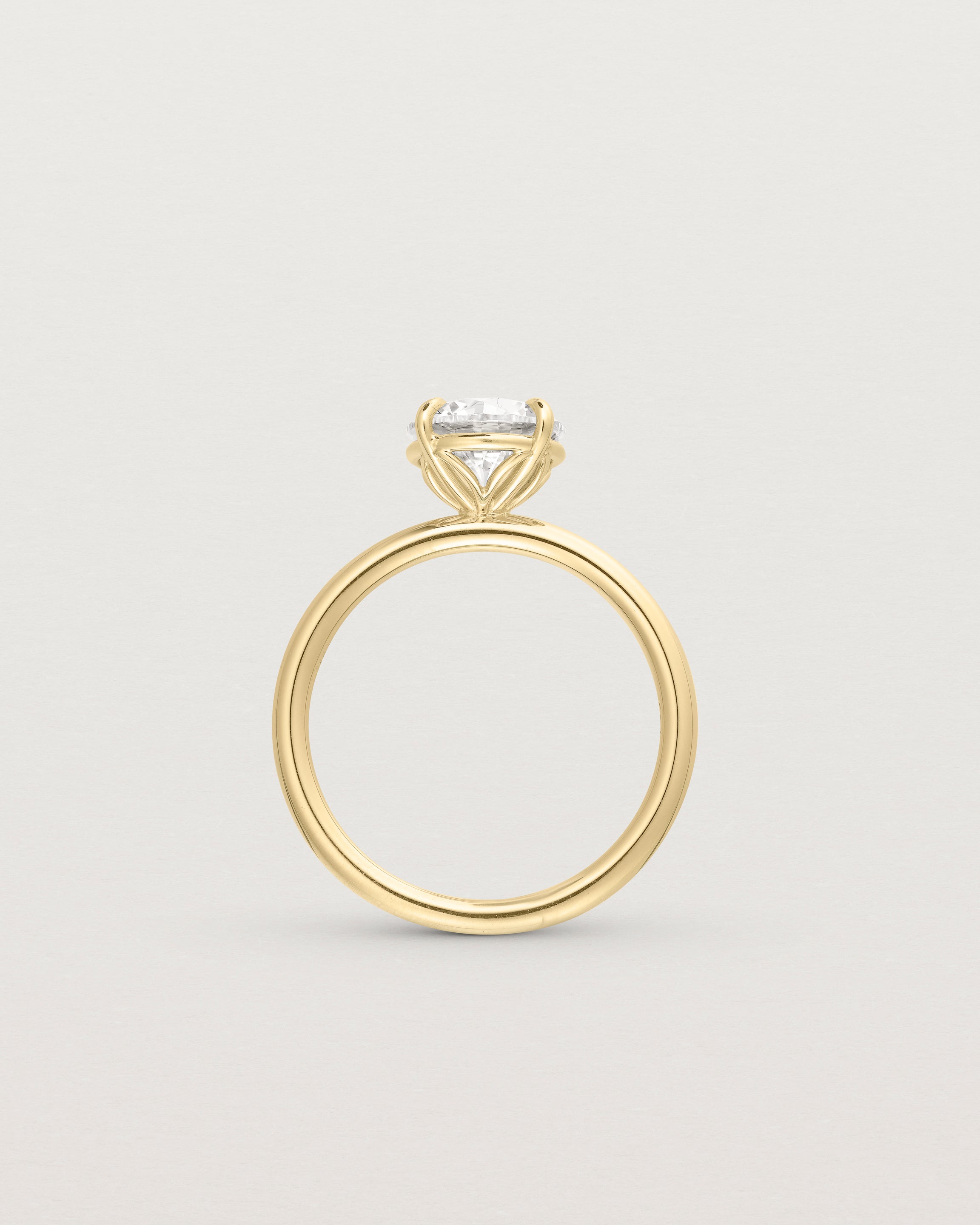 Tulip Round Solitaire | Diamond