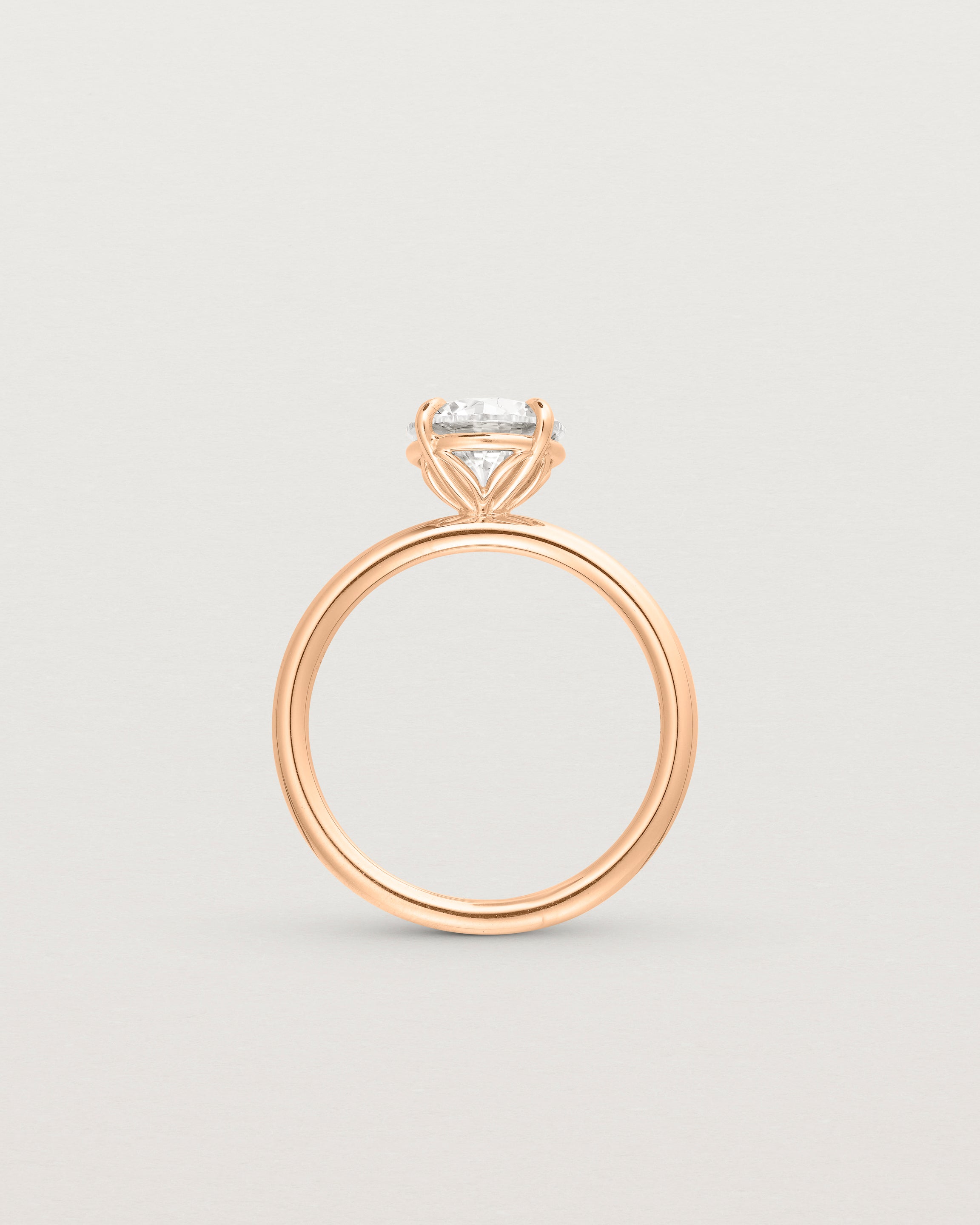 Tulip Round Solitaire | Laboratory Grown Diamond