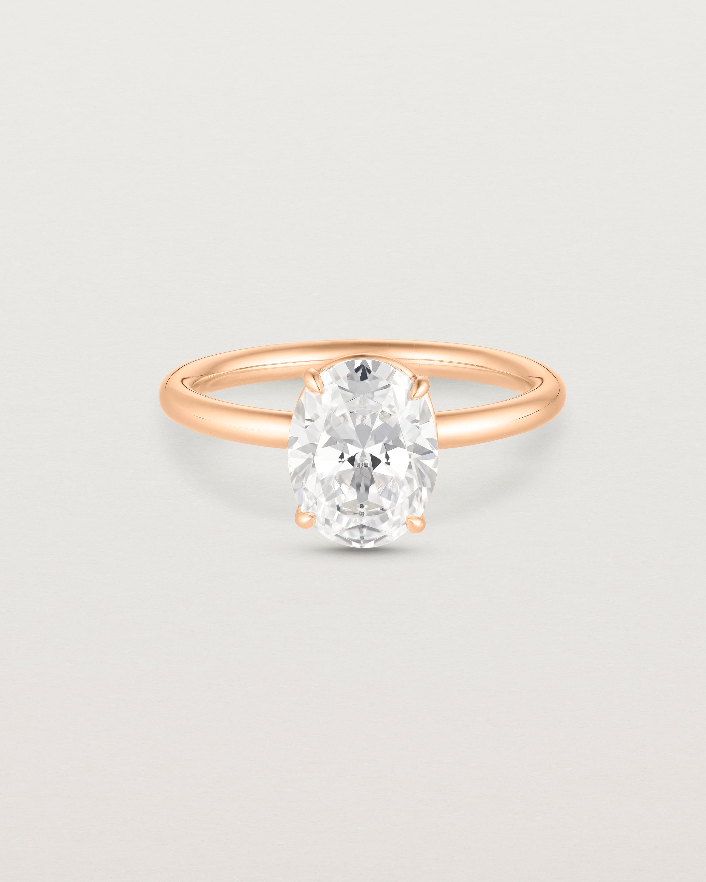 Tulip Oval Solitaire | Laboratory Grown Diamond