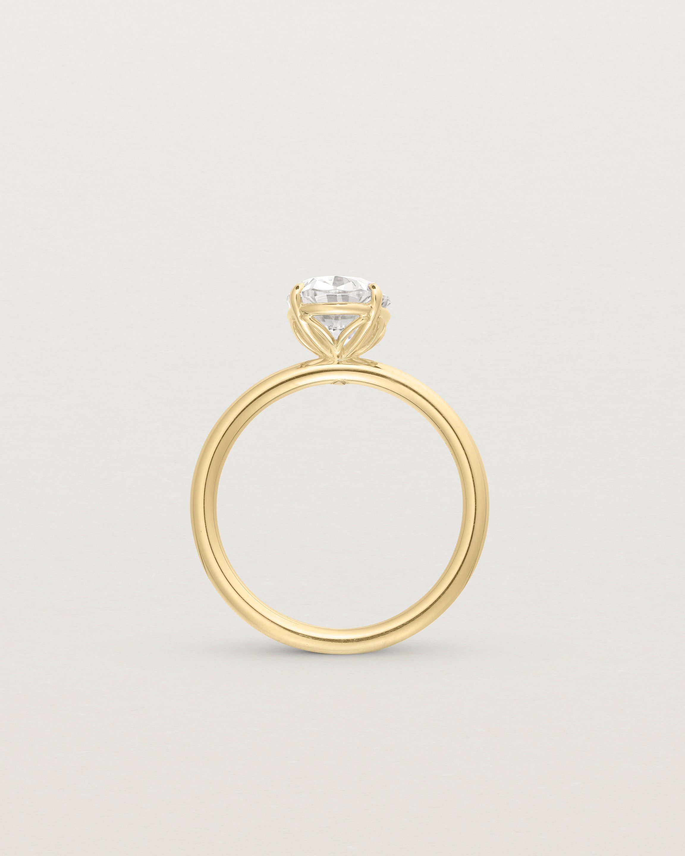 Tulip Oval Solitaire | Laboratory Grown Diamond