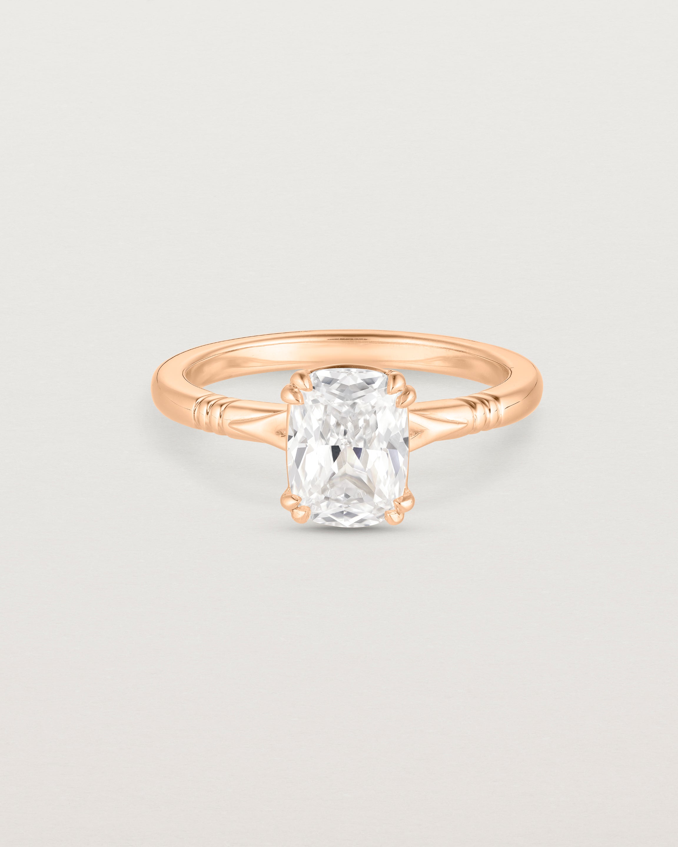 Vintage Elongated Cushion Solitaire | Laboratory Grown Diamond