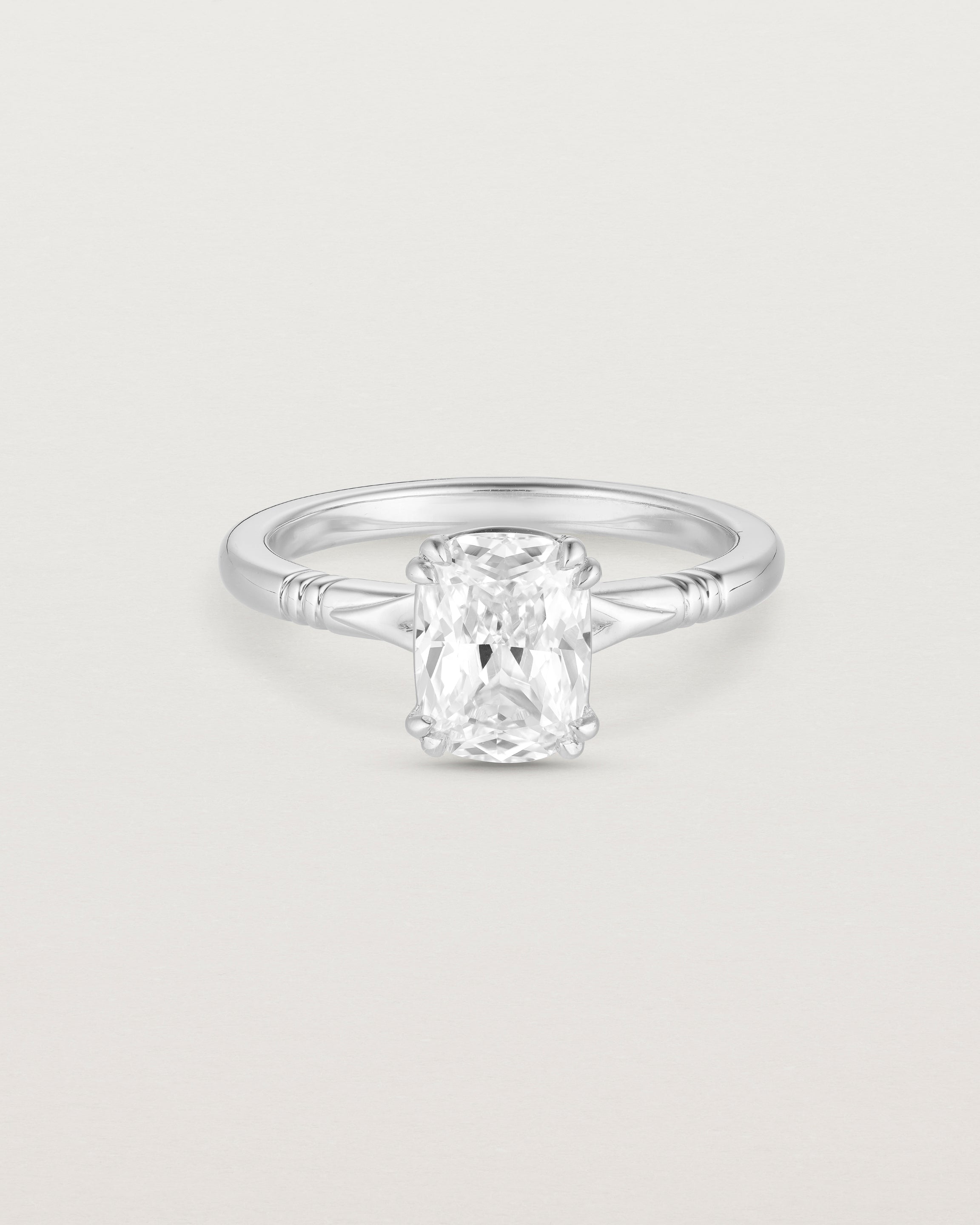 Vintage Elongated Cushion Solitaire | Laboratory Grown Diamond