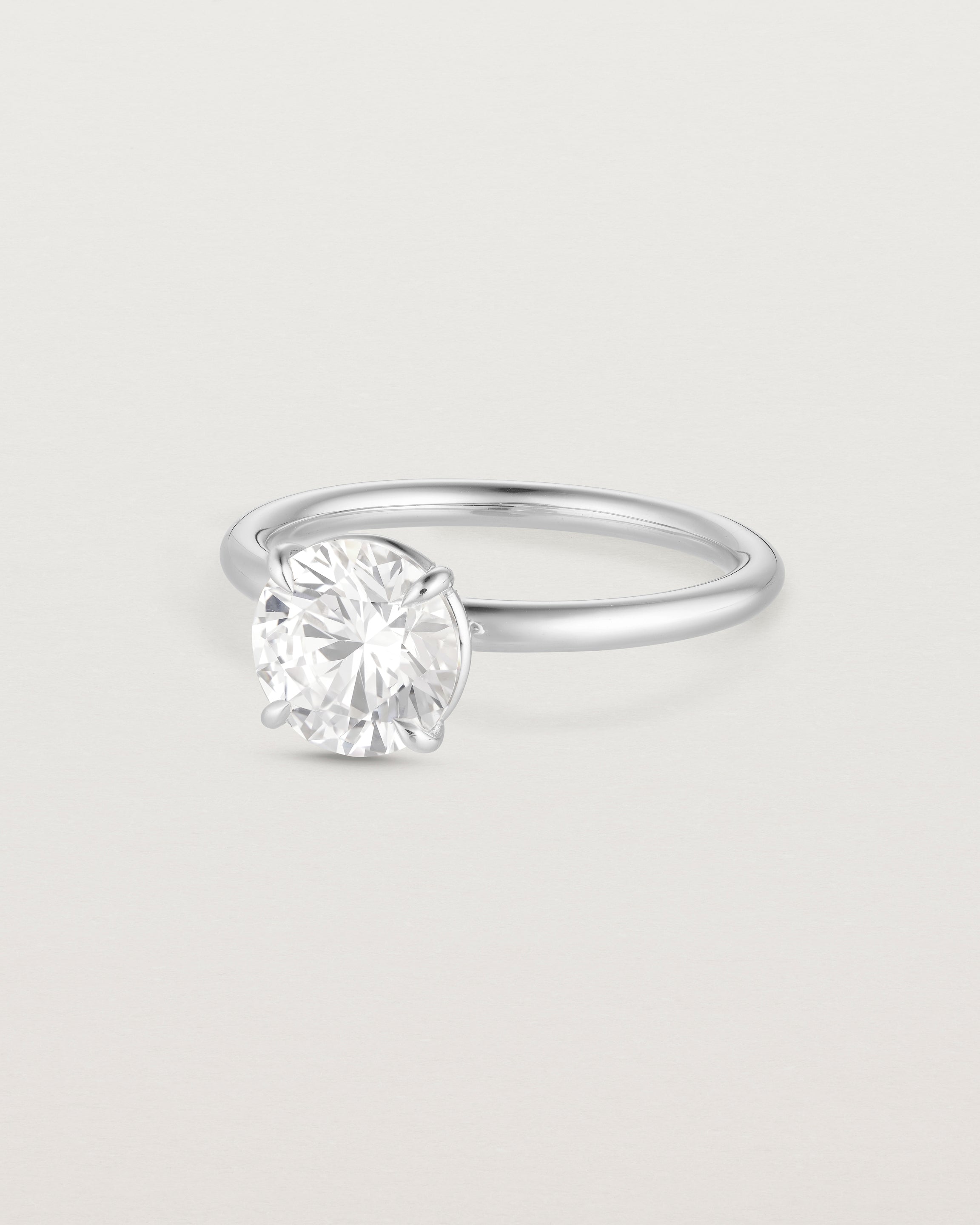 Tulip Round Solitaire | Laboratory Grown Diamond