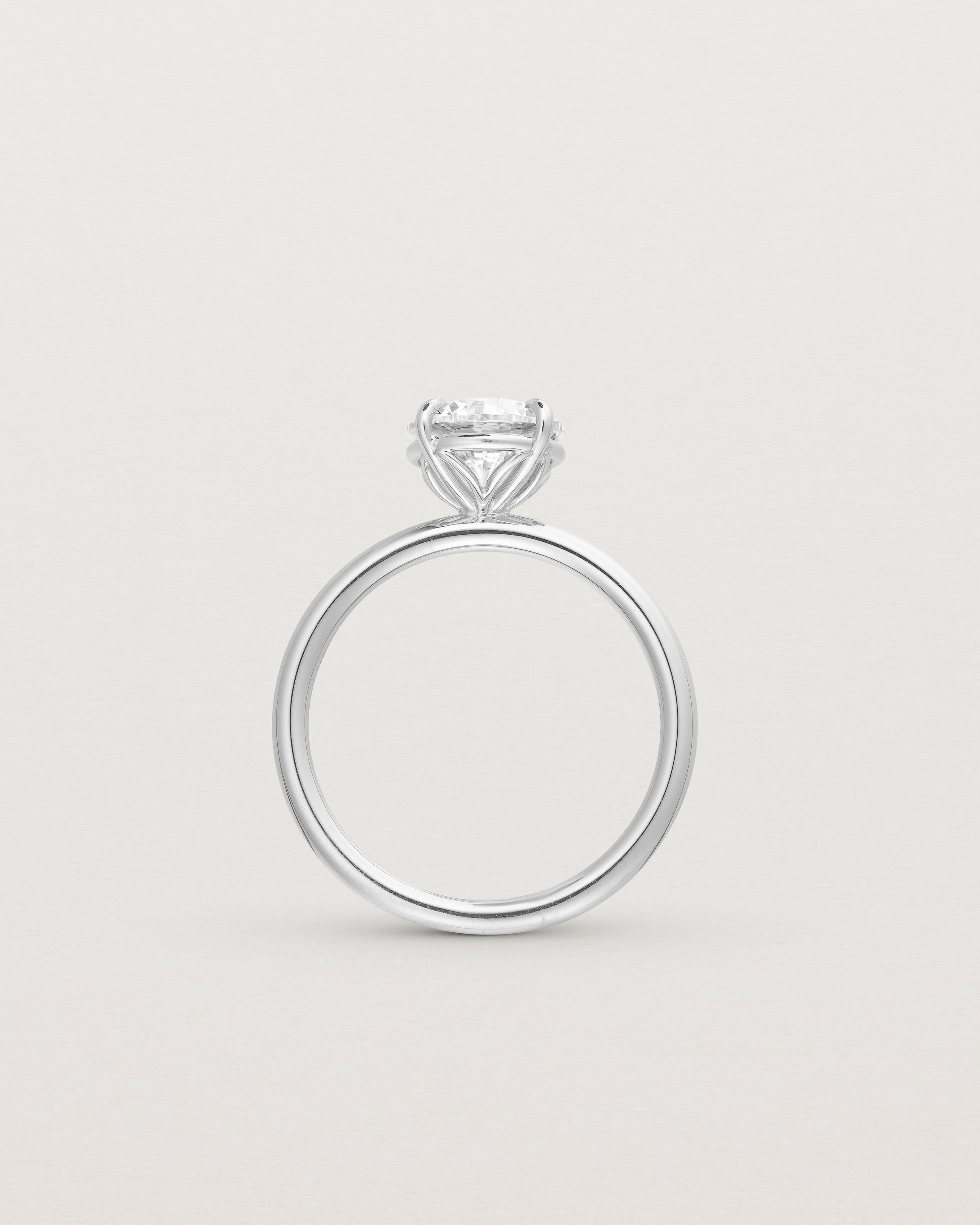 Tulip Round Solitaire | Laboratory Grown Diamond