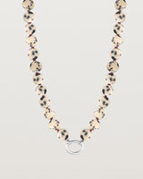 Sana Charm Necklace | Dalmatian Jasper