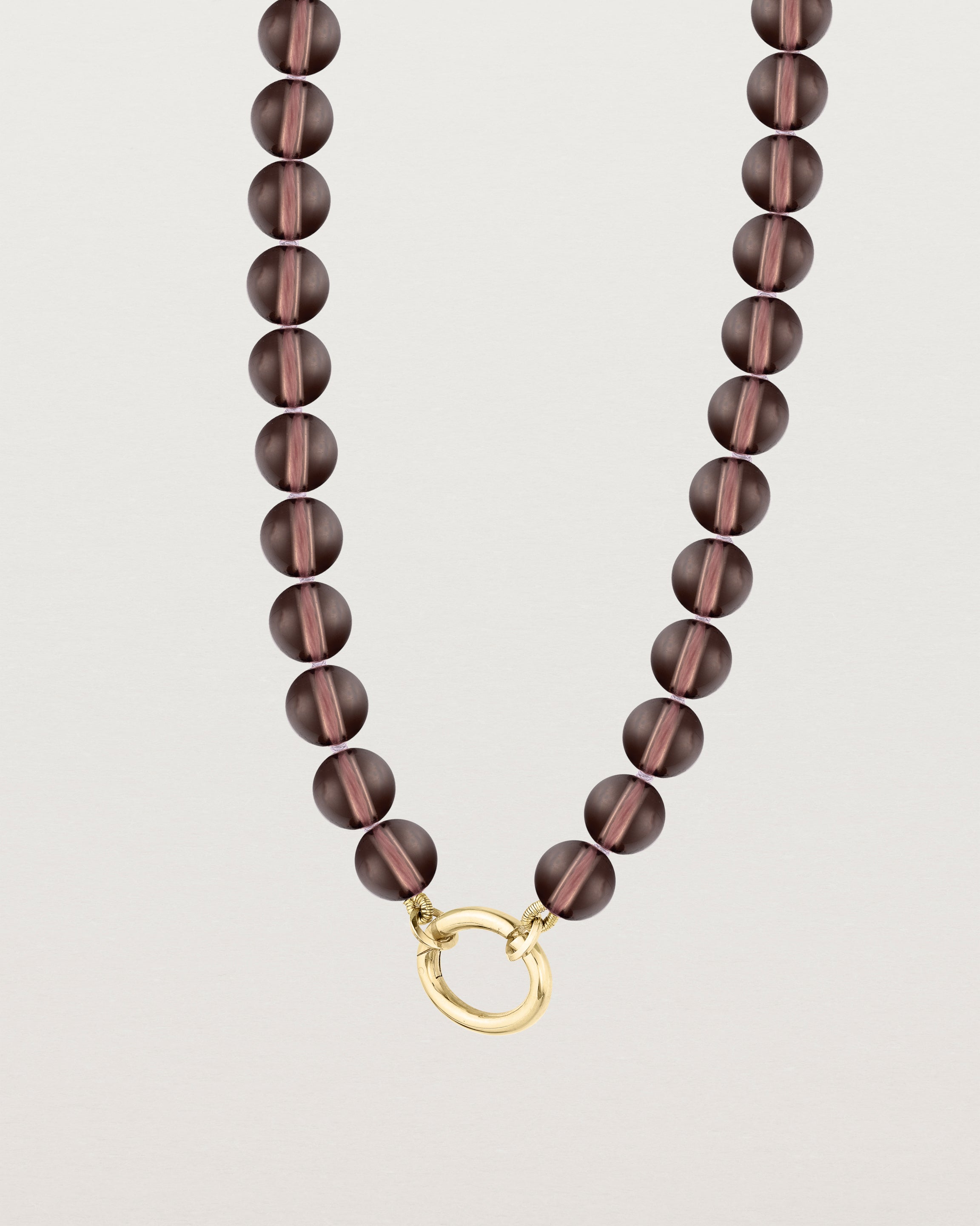 Sana Charm Necklace | Smokey Quartz