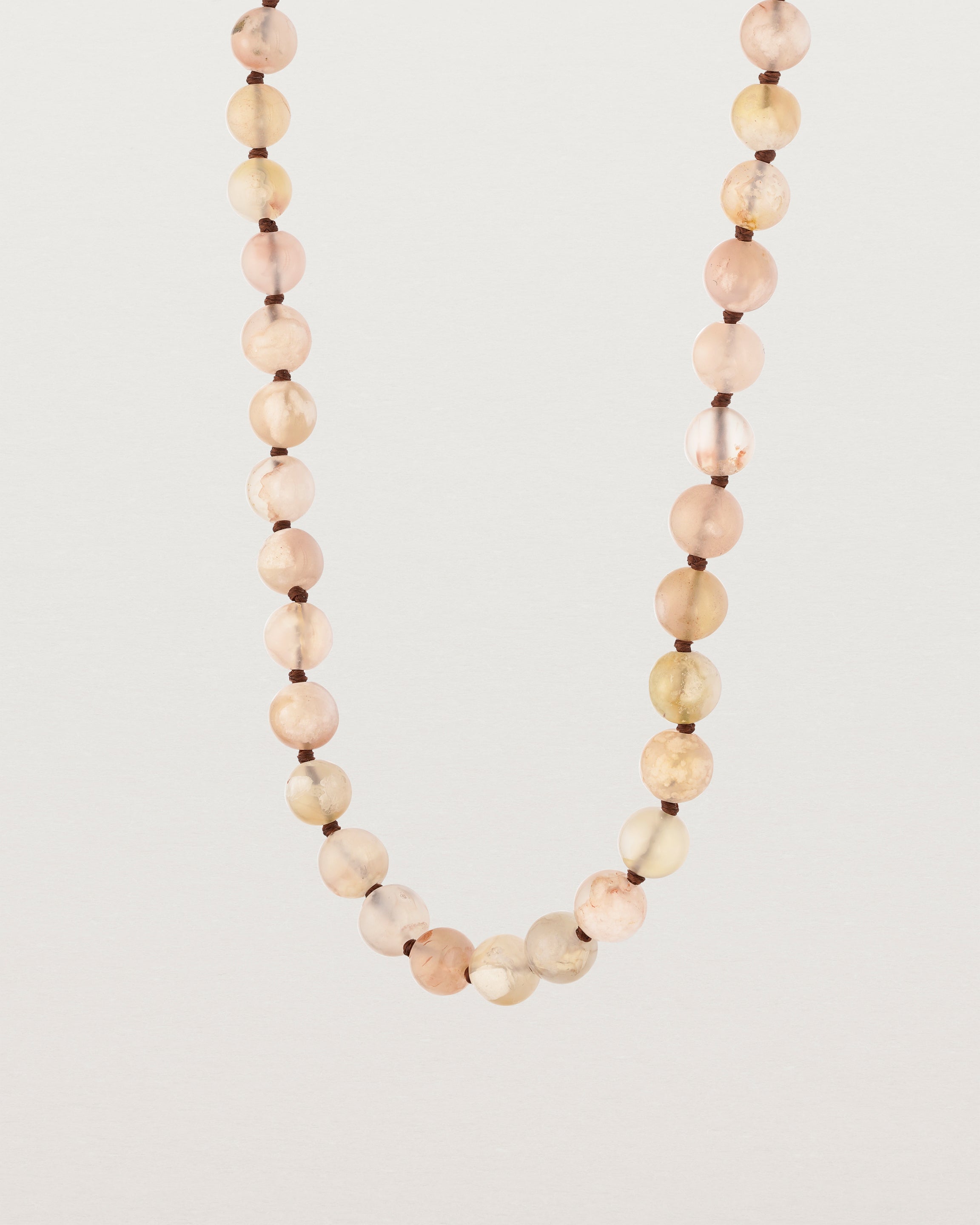 Sashi Necklace | Cherry Blossom Agate