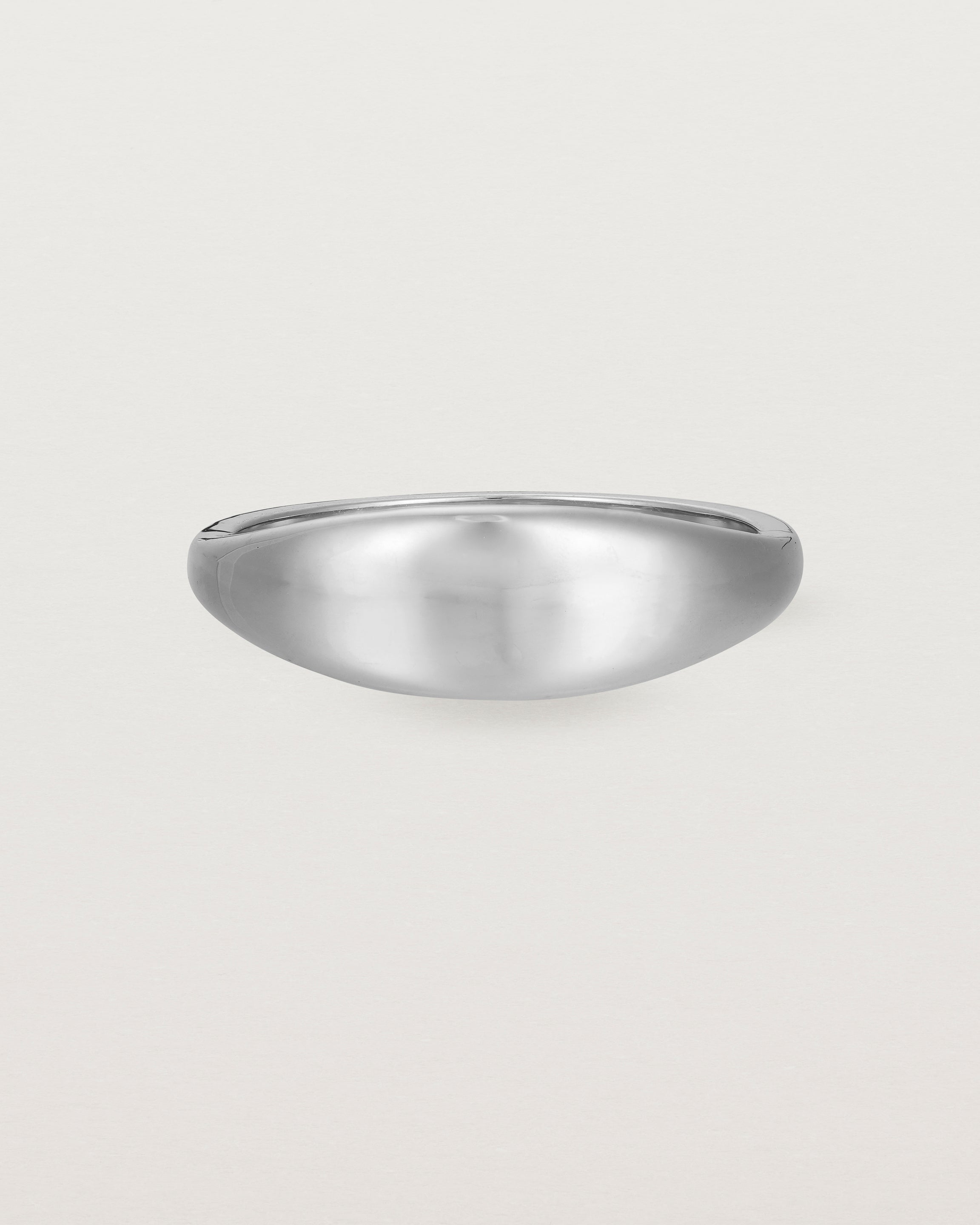 Front view of the Seule Ring in Sterling Silver.