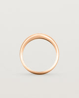 Back view of the Seule Ring | Rose Gold.