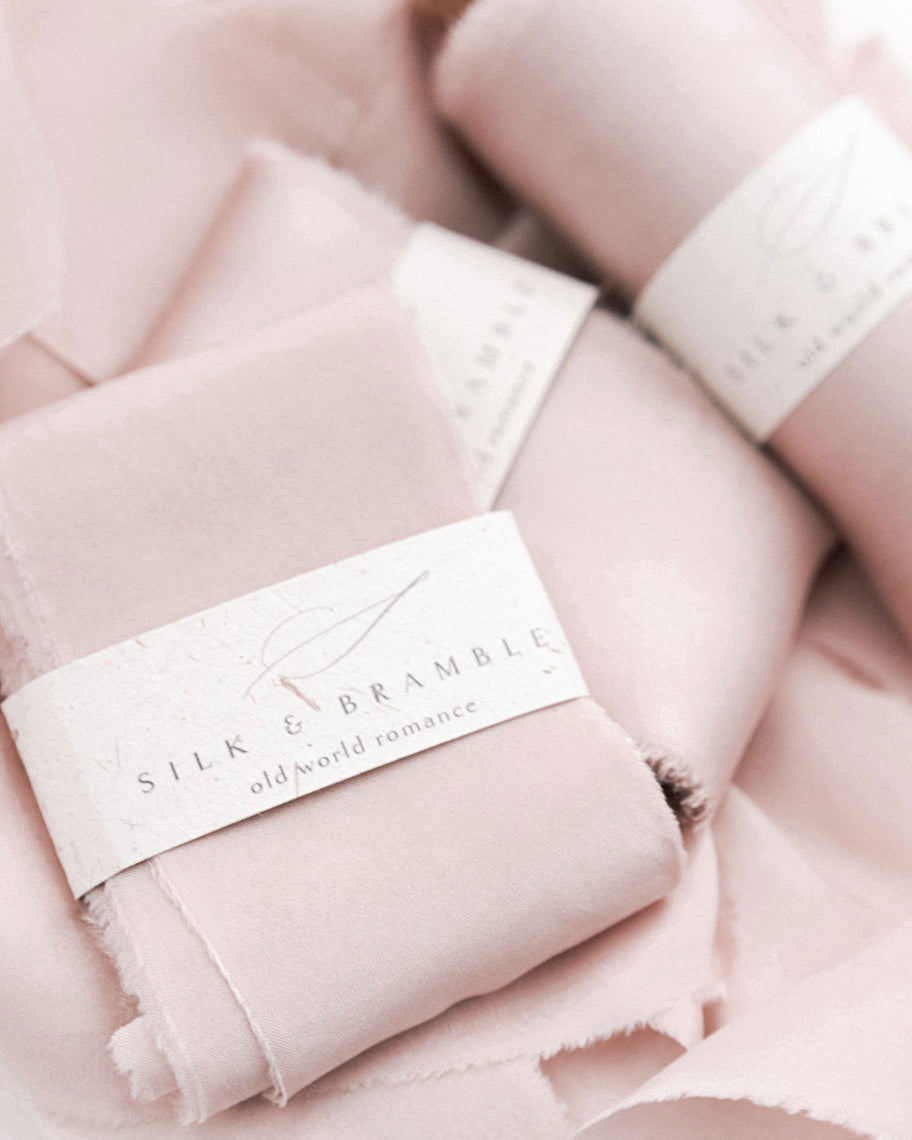 Silk and Bramble Bridal Silk Ribbon | Country Rose Classic