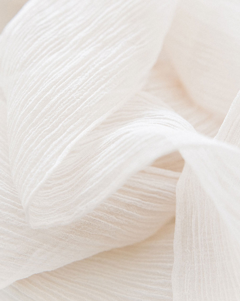 Silk and Bramble Bridal Silk Ribbon | Champagne Crinkle