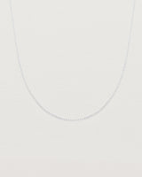 Front view of the Simple Chain Necklace | Sterling Silver