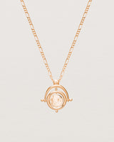 Front of the Solluné Necklace | Rose Gold
