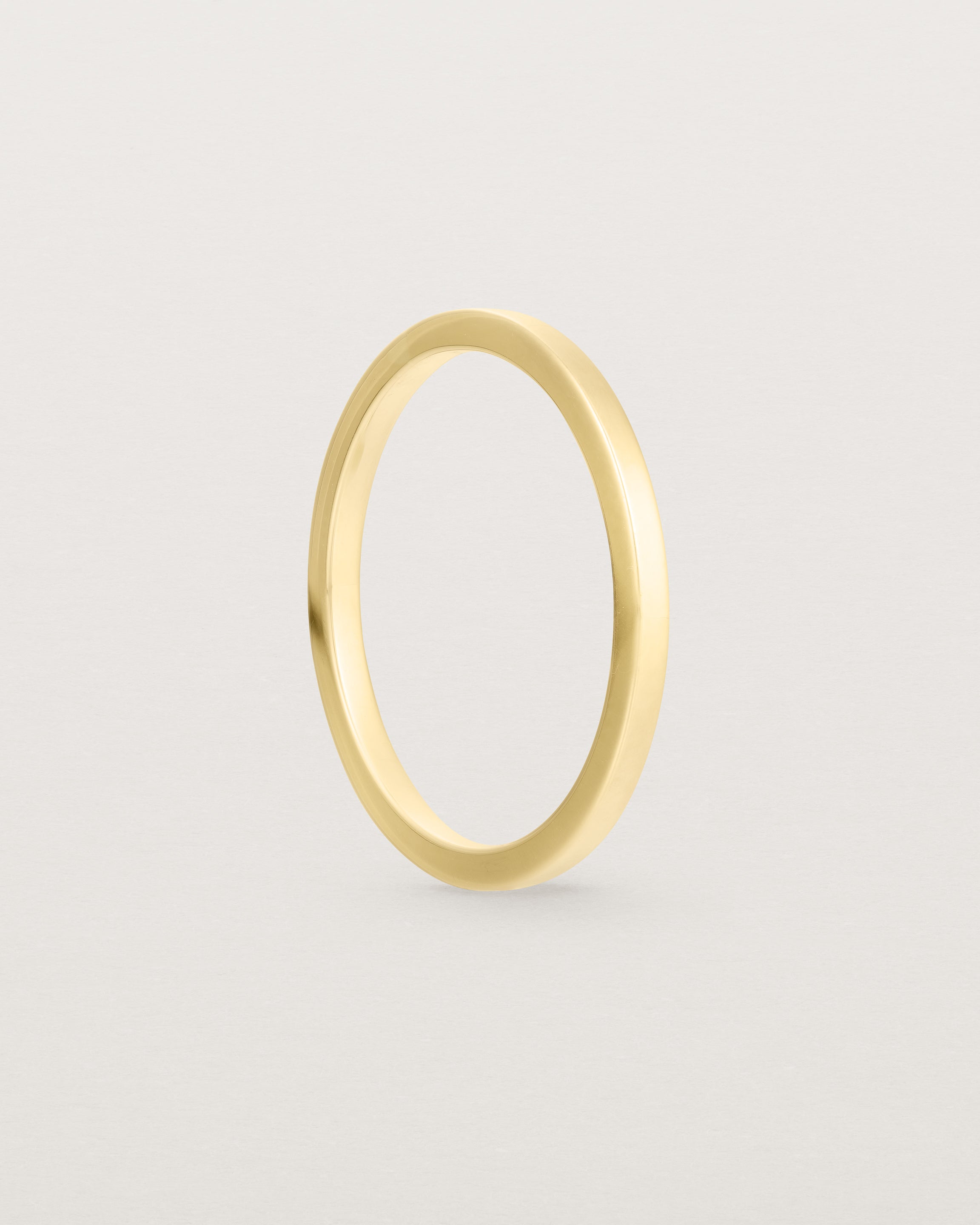 Square Wedding Ring Yellow Gold Natalie Marie Jewellery