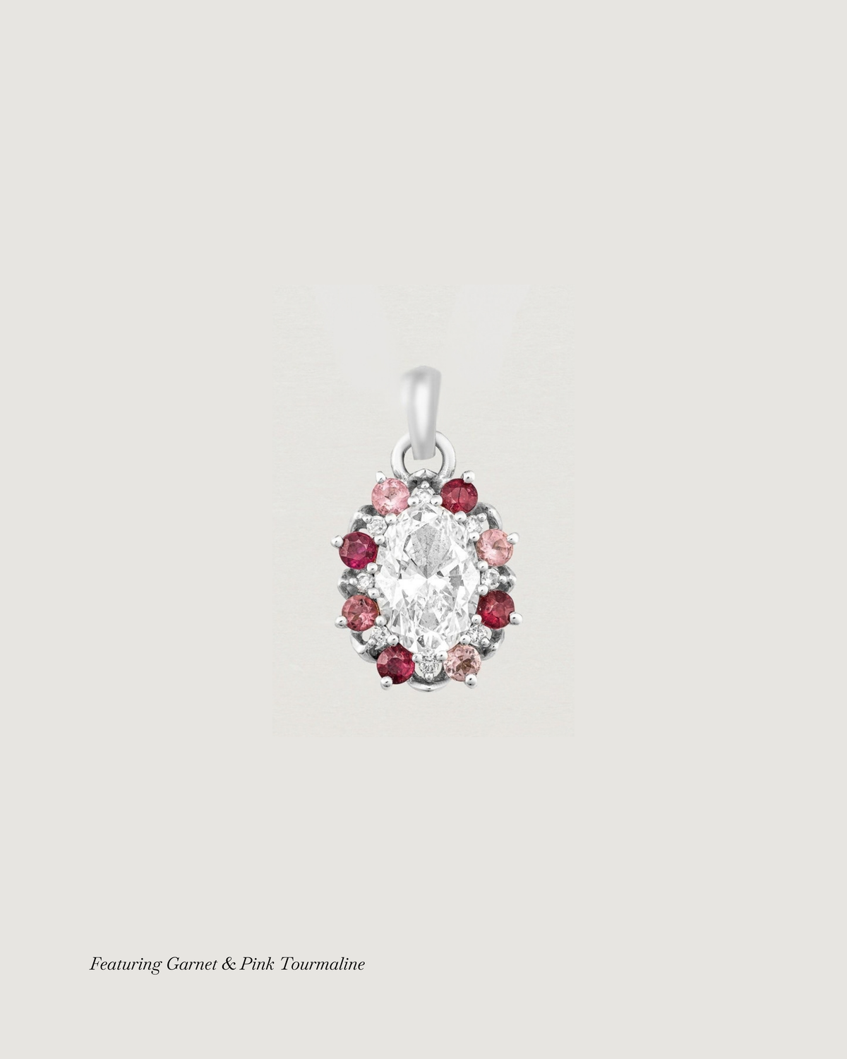 Eirene Halo Charm | Laboratory Grown Diamonds & Birthstones