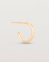 Side view of the Suspend Hoops | Rose Gold
