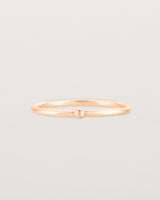 Front view of the Suspend Ring in Rose Gold.