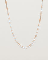 Leora Graduated Tennis Necklace | Diamond