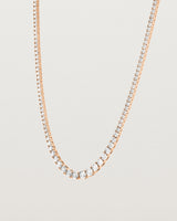 Leora Graduated Tennis Necklace | Diamond