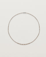 Leora Graduated Tennis Necklace | Champagne Diamond