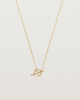 Front view of the Terra Chain Necklace | Fine in yellow gold.