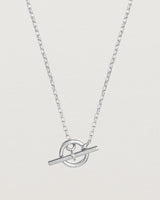 Close up view of the Terra Chain Necklace | Fine in white gold.