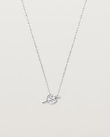 Front view of the Terra Chain Necklace | Fine in white gold.