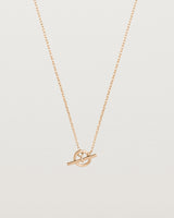 Front view of the Terra Chain Necklace | Fine in rose gold.