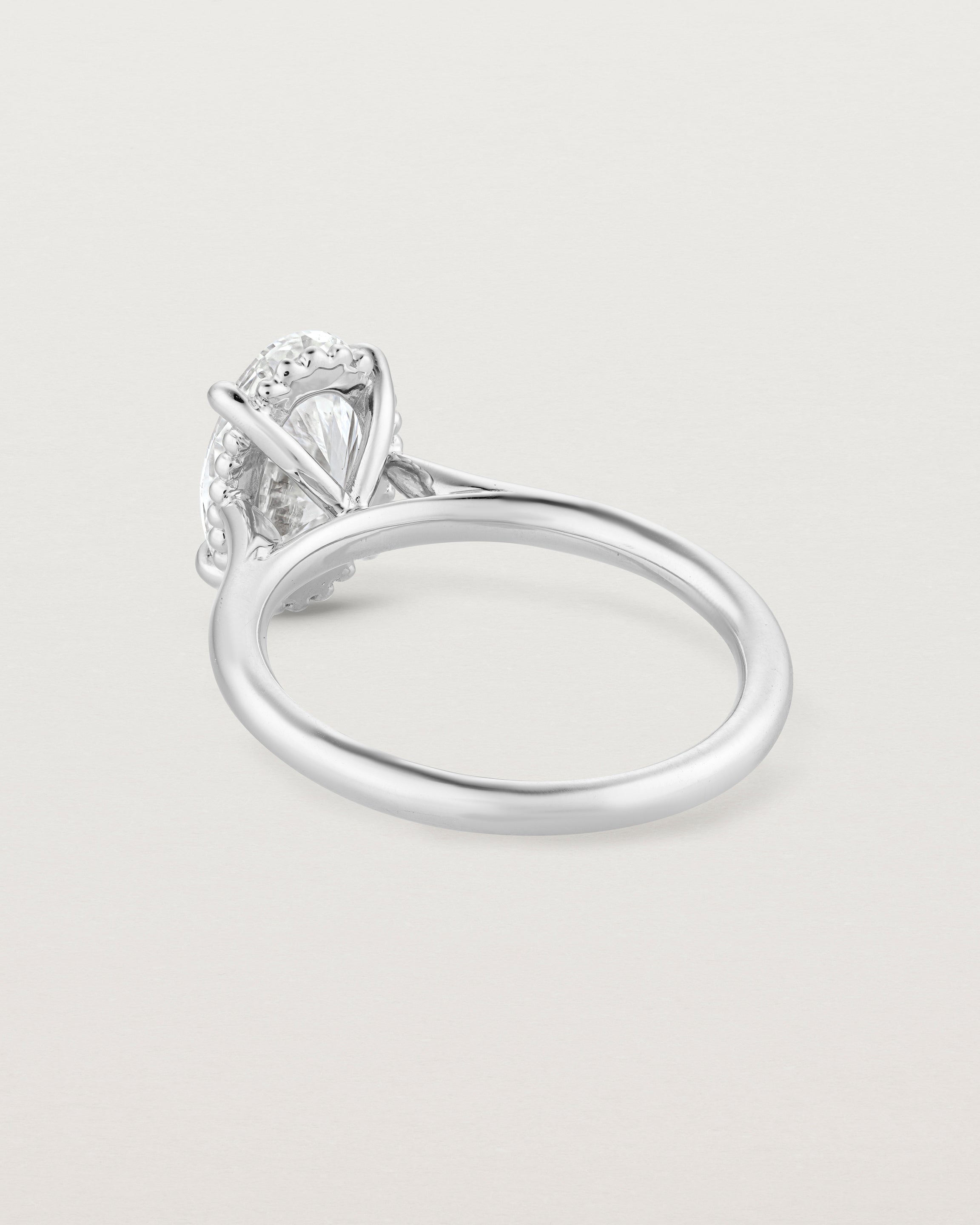 Thea Oval Solitaire | Laboratory Grown Diamond
