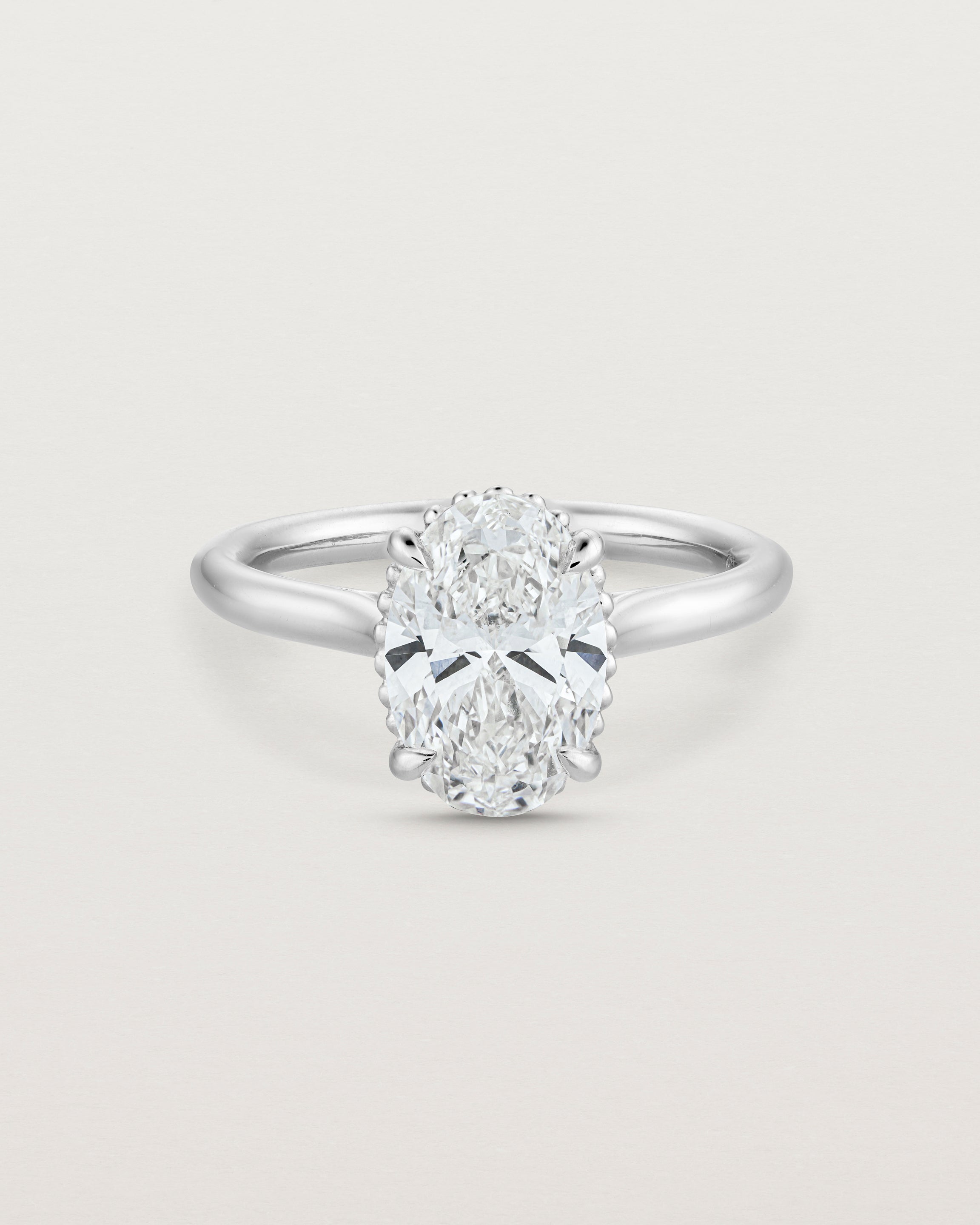 Thea Oval Solitaire | Laboratory Grown Diamond