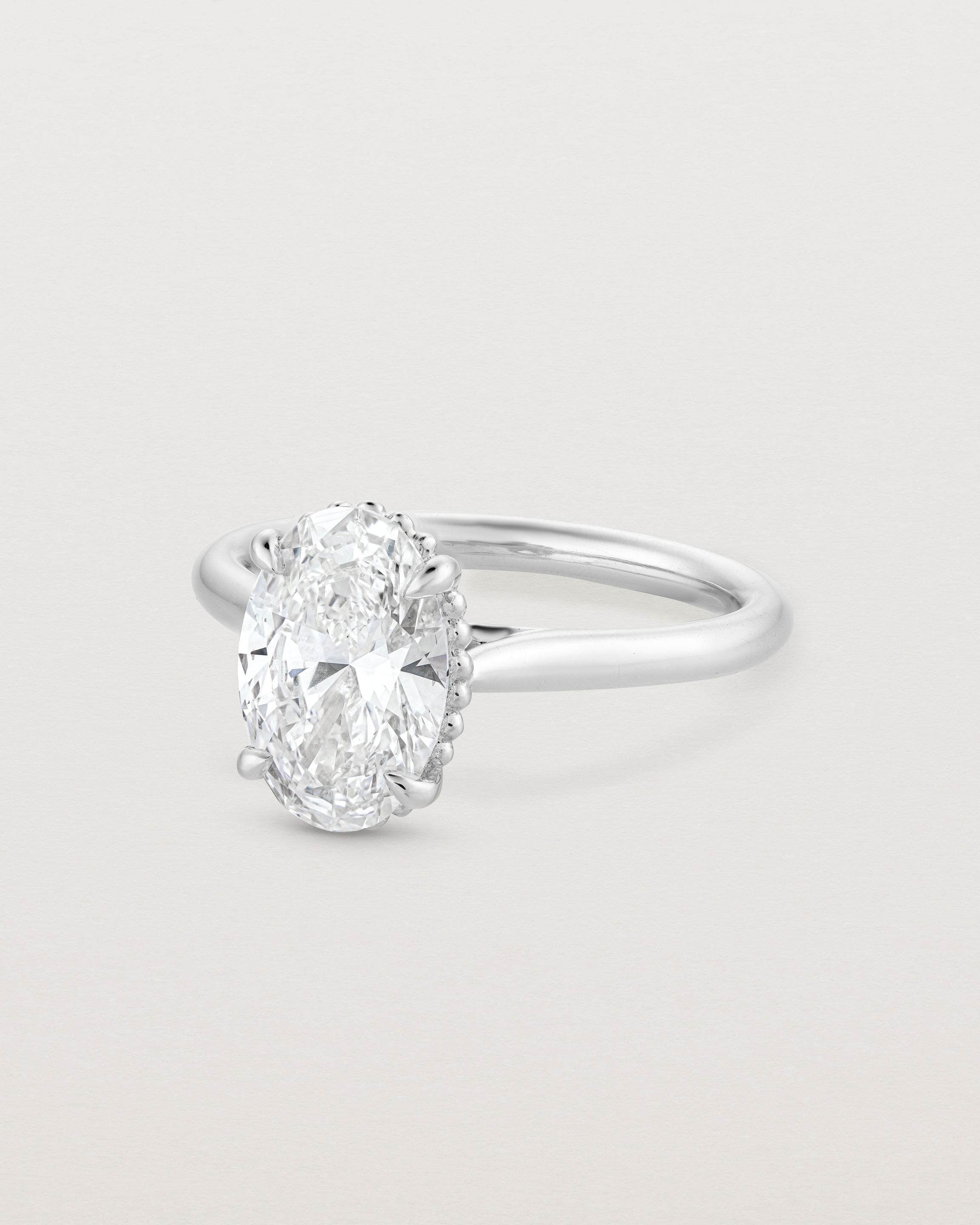 Thea Oval Solitaire | Laboratory Grown Diamond