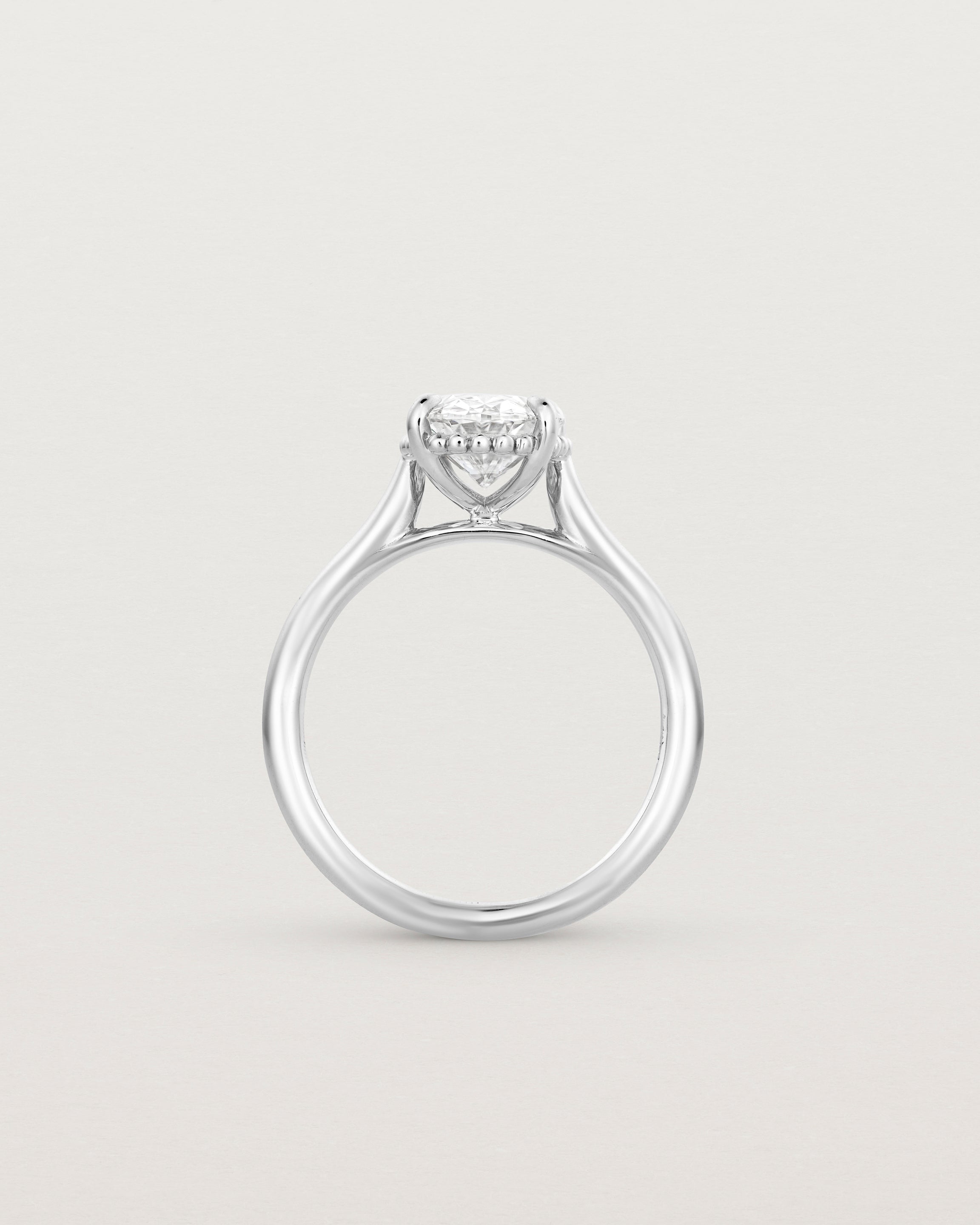 Thea Oval Solitaire | Laboratory Grown Diamond
